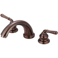 Olympia Faucets Two Handle Roman Tub Trim Set, Widespread, Oil Rubbed Bronze P-1131T-ORB